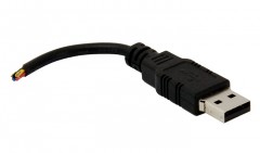 Abgerissener USB-Kabel mit Speicher