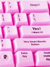 Tastatur für Blondinen und alle, die es gerne wären ;-)
