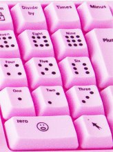 Tastatur für Blondinen und alle, die es gerne wären ;-)