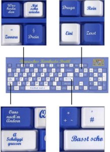 "Boarisches Kombuda Brettl" - Tastatur für Bayern