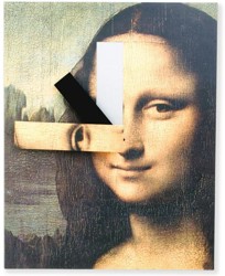 Mona Lisa Wanduhr für Kunstliebhaber