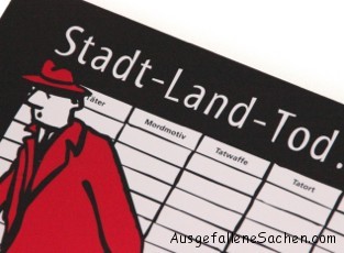 Stadt-Land-Tod - Stadt-Land-Fluss mal anders...