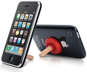 iPlunge - Die Saugglocke als iPhone Ständer