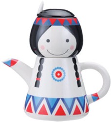 Zauberhafte Tee-Sets "Rotkäppchen" und "Indianerin"