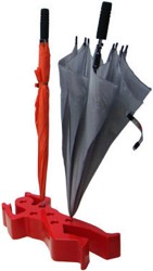 Außergewöhnlicher Schirmständer im Voodoo-Design