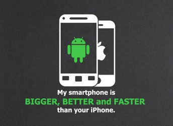 Mode für Android-Fans: "My smartphone is BETTER"