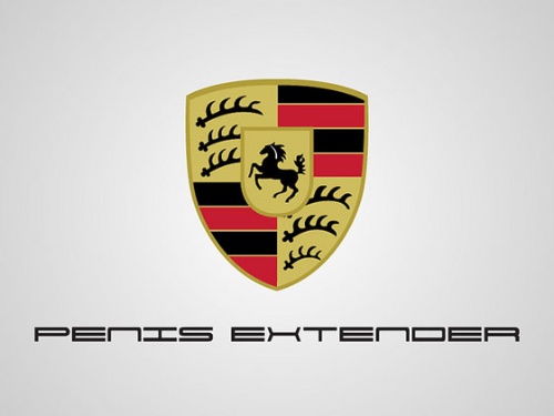 porsche-penis-extender Ausgefallenes für jede Lebenslage: Ehrliche Logos