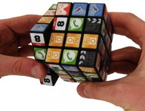 Rubik's Cube Zauberwürfel im App-Design