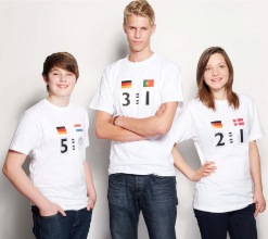 Results Shirt EM 2012: Die Fußball-Ergebnisse auf dem T-Shirt