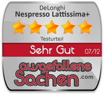[Test] Nespresso, what else? Die DeLonghi EN 520.S Lattissima+