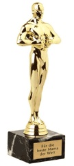Oscar-Statue mit Gravur als einzigartige Geschenkidee kaufen