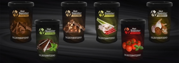 Hot Boosters - Selbsterhitzende Mahlzeiten für Unterwegs