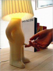 Stylische Lampe: Mr. P One Man Shy Lamp