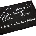 "Home Sweet Home" Fußmatte als tolles Geschenk zum Einzug