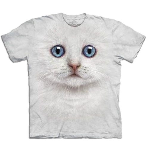Big Face 3D Tier T-Shirt Katze