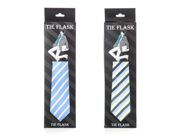 Flachmann Krawatte für Büro und Hochzeit